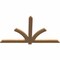 Ekena Millwork Redmond Smooth Timber Gable Bracket, Western Red Cedar, 60"W x 35"H x 1 1/2"D x 3 1/2"F, 14/12 Pitch GBW060X35X0204RED00SWR - alternate 5
